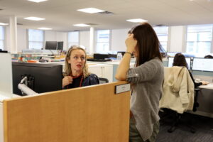 Colleagues Reviewing Information Together